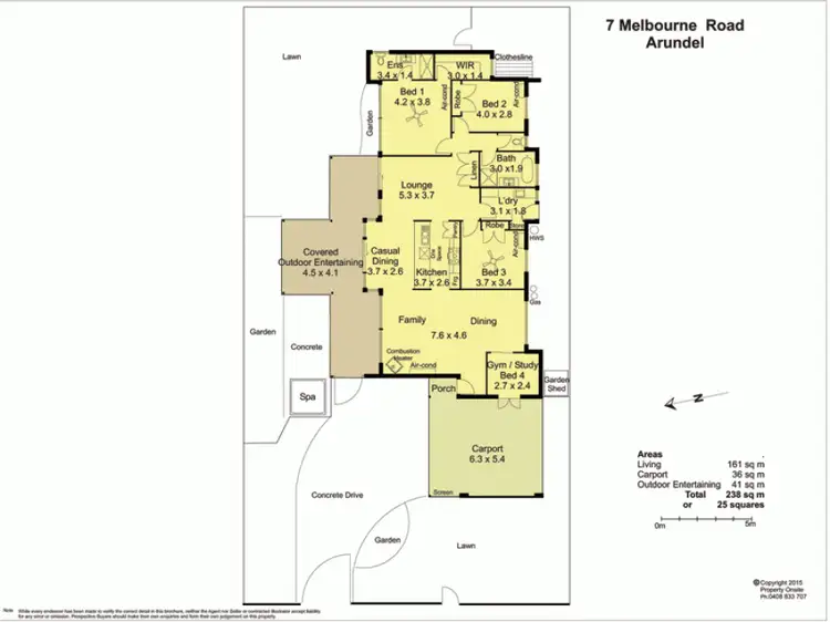 Floorplan of Homely house listing, 7 Melbourne Rd, Arundel QLD 4214
