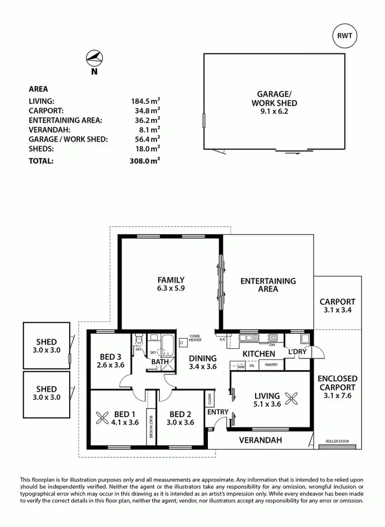 Floorplan of Homely house listing, 4 Hawthorn Way, Mount Barker SA 5251