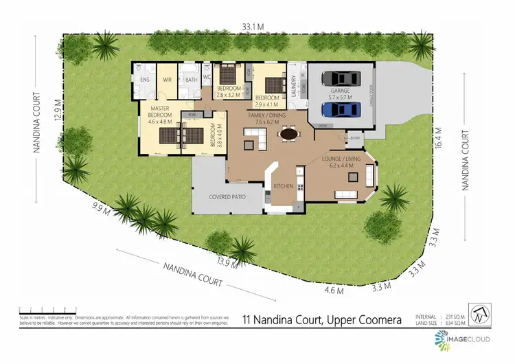 Floorplan of Homely house listing, 11 Nandina Court, Upper Coomera QLD 4209