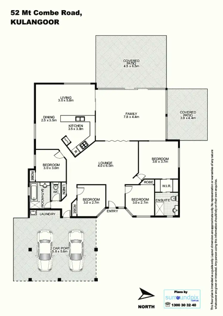 Floorplan of Homely house listing, 52 Mt Combe Road, Kulangoor QLD 4560
