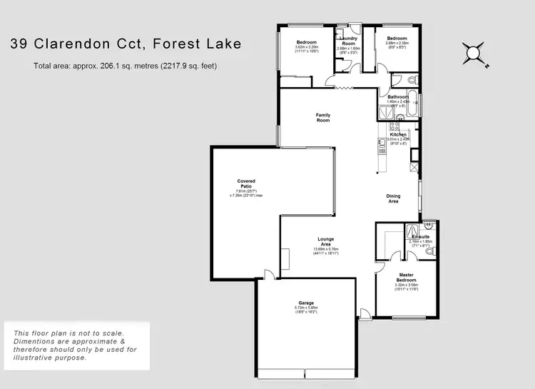Floorplan of Homely house listing, 39 Clarendon Circuit, Forest Lake QLD 4078