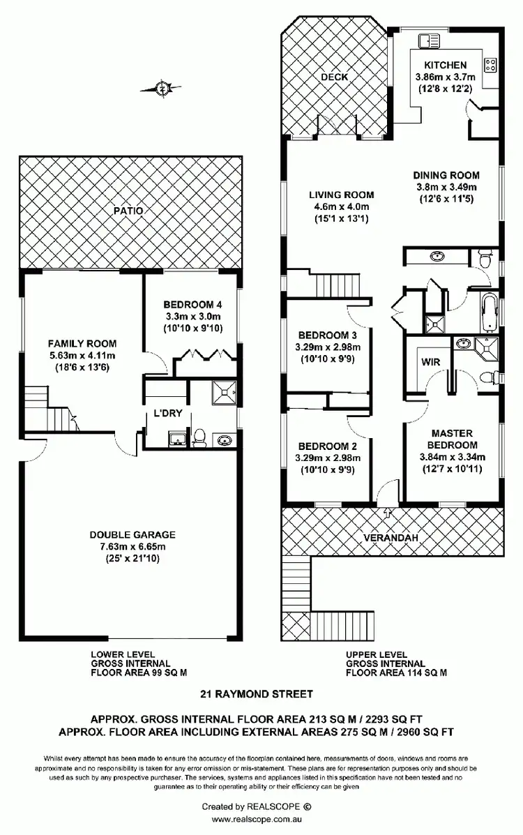 Floorplan of Homely house listing, 21 Raymond Street, Shorncliffe QLD 4017