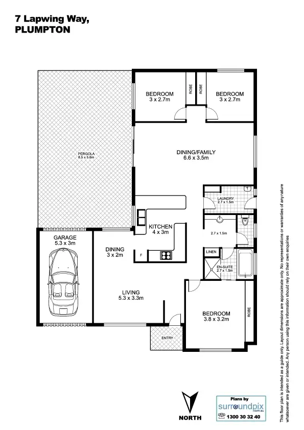Floorplan of Homely house listing, 7 Lapwing Way, Plumpton NSW 2761