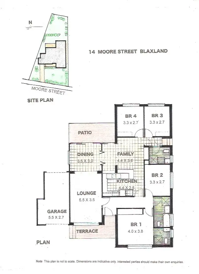Floorplan of Homely house listing, 14 Moore Street, Blaxland NSW 2774