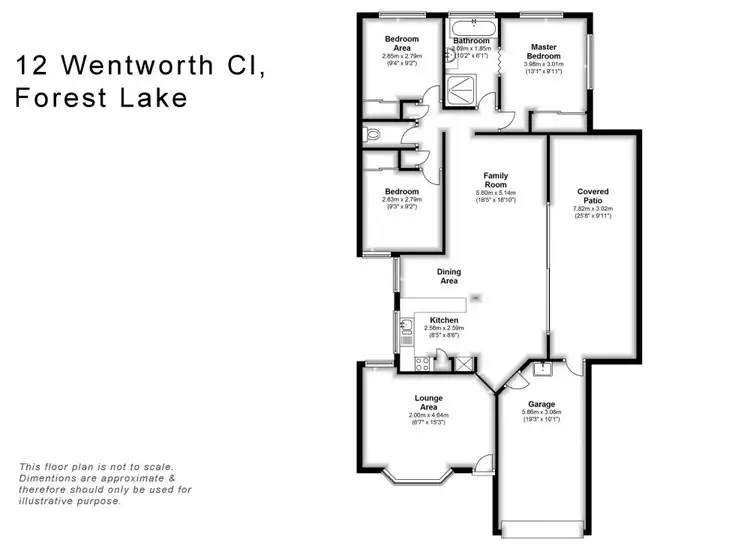 Floorplan of Homely house listing, 12 Wentworth Cl, Forest Lake QLD 4078