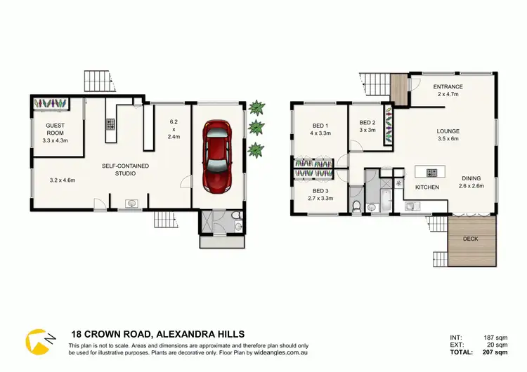 Floorplan of Homely house listing, 18 Crown Road, Alexandra Hills QLD 4161
