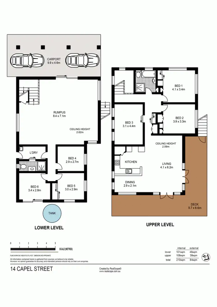 Floorplan of Homely house listing, 14 Capel Street, Brighton QLD 4017