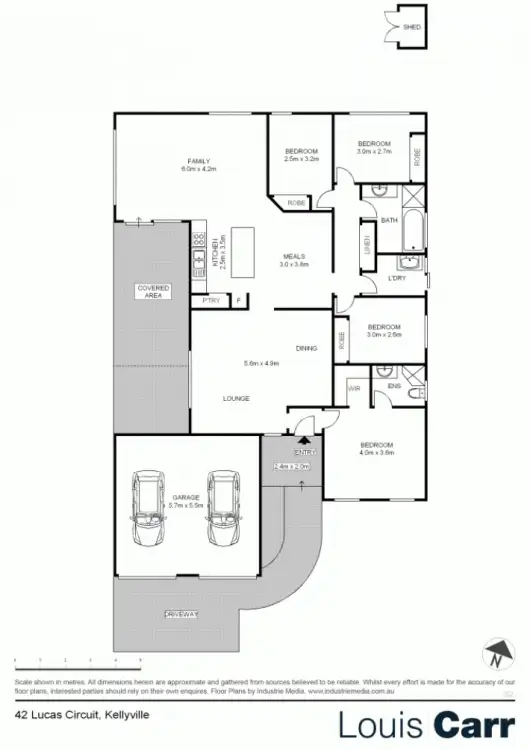 Floorplan of Homely house listing, 42 Lucas Circuit, Kellyville NSW 2155