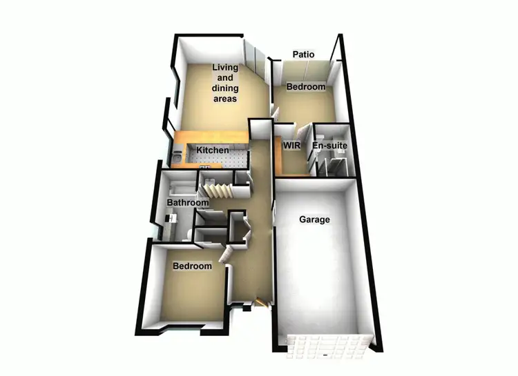 Floorplan of Homely unit listing, 51/43-55 Brisbane Crescent, Deception Bay QLD 4508
