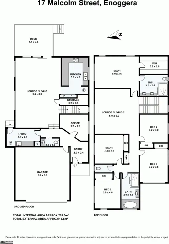 Floorplan of Homely house listing, 17 Malcolm Street, Enoggera QLD 4051