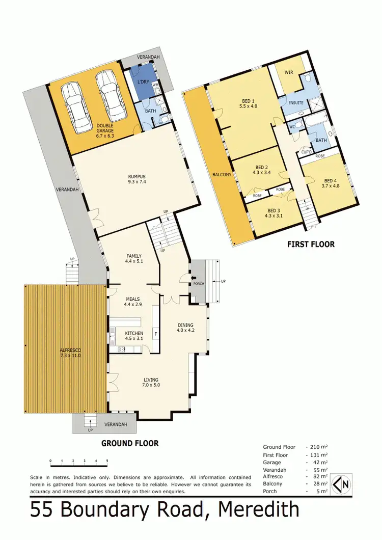 Floorplan of Homely rural property listing, 55 Boundary Road, Meredith VIC 3333