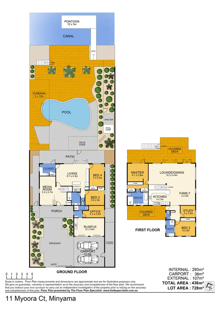 Floorplan of Homely house listing, 11 Myoora Court, Minyama QLD 4575
