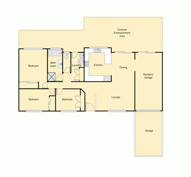 Floorplan of Homely house listing, 12 Melanie Court, Deception Bay QLD 4508