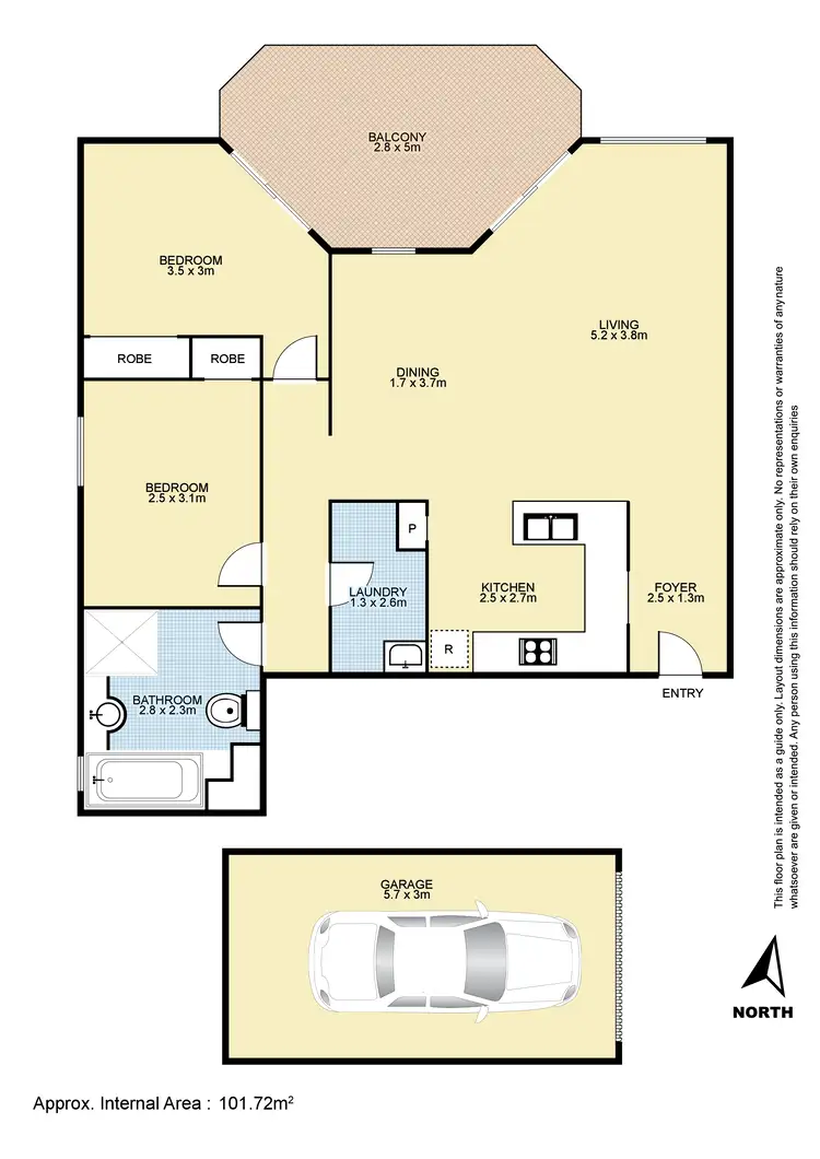 Floorplan of Homely unit listing, 5/32 Fourth Avenue, Blacktown NSW 2148