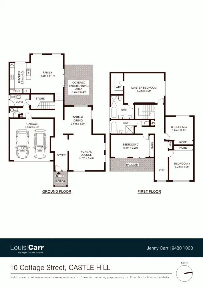 Floorplan of Homely house listing, 10 Cottage Street, Castle Hill NSW 2154