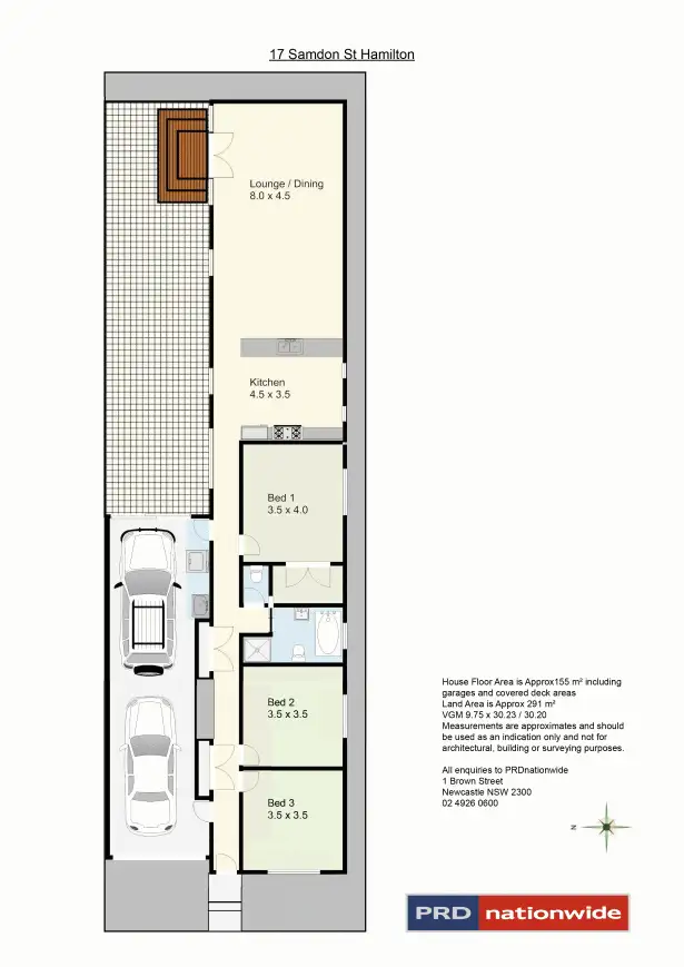 Floorplan of Homely house listing, 17 Samdon Street, Hamilton NSW 2303
