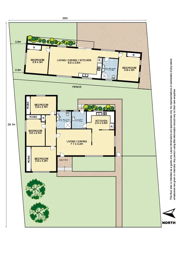 Floorplan of Homely house listing, 64 Bennett Road, Colyton NSW 2760