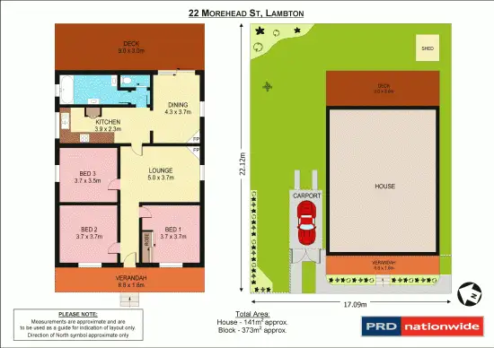 Floorplan of Homely house listing, 22 Morehead Street, Lambton NSW 2299