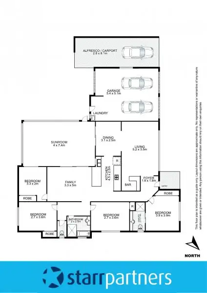 Floorplan of Homely house listing, 22 Cameo Crescent, St Clair NSW 2759