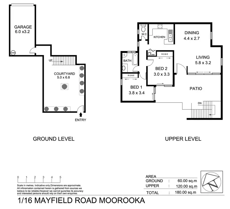 Floorplan of Homely unit listing, 1/16 Mayfield Road, Moorooka QLD 4105