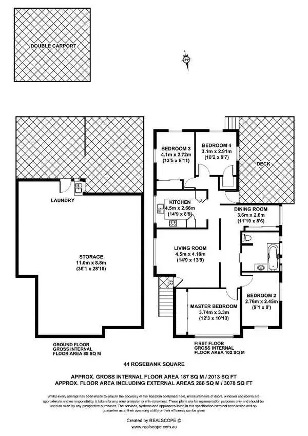 Floorplan of Homely house listing, 44 Rosebank Square, Salisbury QLD 4107