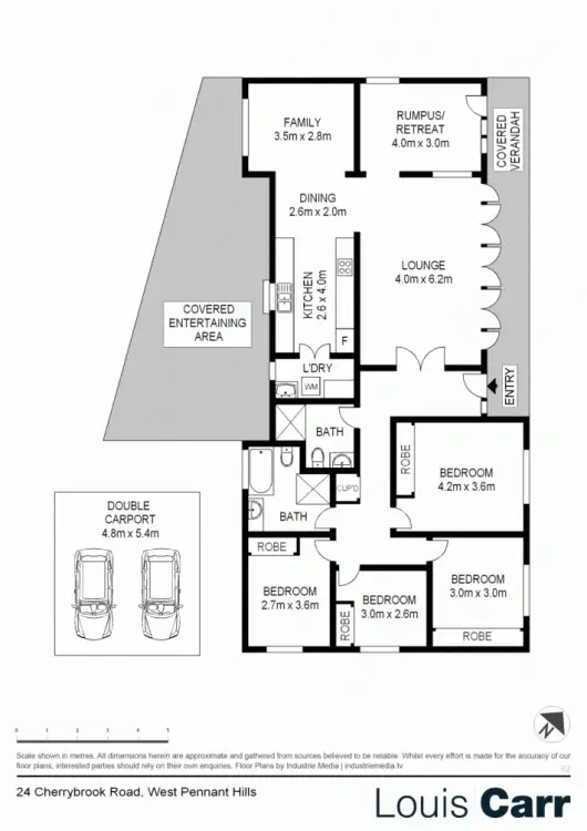 Floorplan of Homely house listing, 24 Cherrybrook Road, West Pennant Hills NSW 2125