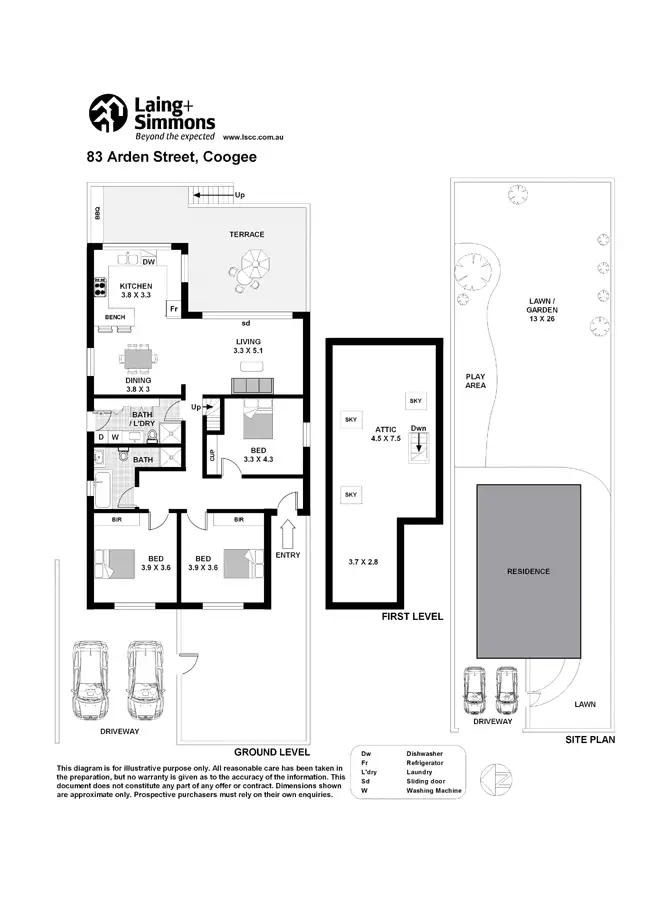 Floorplan of Homely house listing, 83 Arden Street, Clovelly NSW 2031