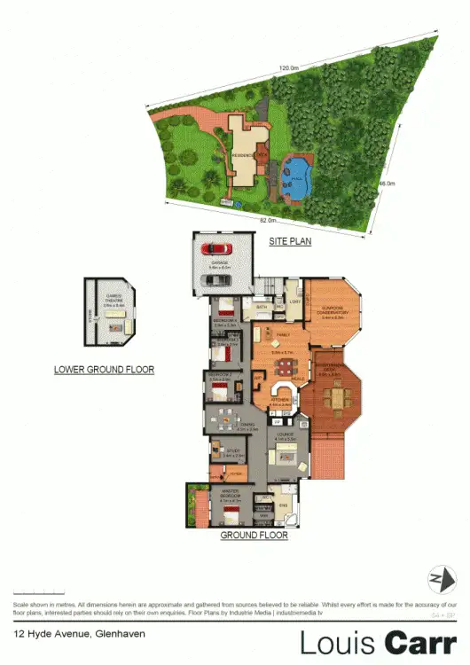 Floorplan of Homely house listing, 12 Hyde Avenue, Glenhaven NSW 2156