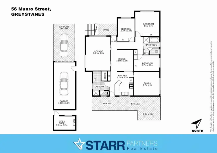 Floorplan of Homely house listing, 56 Munro Street, Greystanes NSW 2145