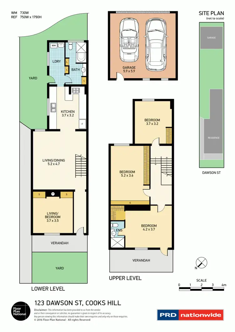 Floorplan of Homely house listing, 123 Dawson Street, Cooks Hill NSW 2300