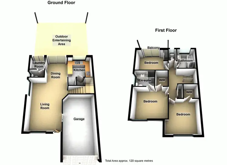 Floorplan of Homely townhouse listing, 4/196 Hellawell Road, Sunnybank Hills QLD 4109