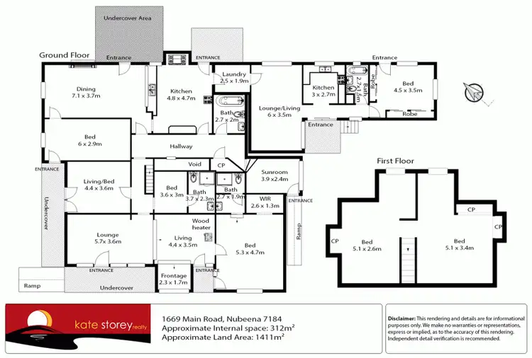 Floorplan of Homely house listing, 1669 Main Road, Nubeena TAS 7184