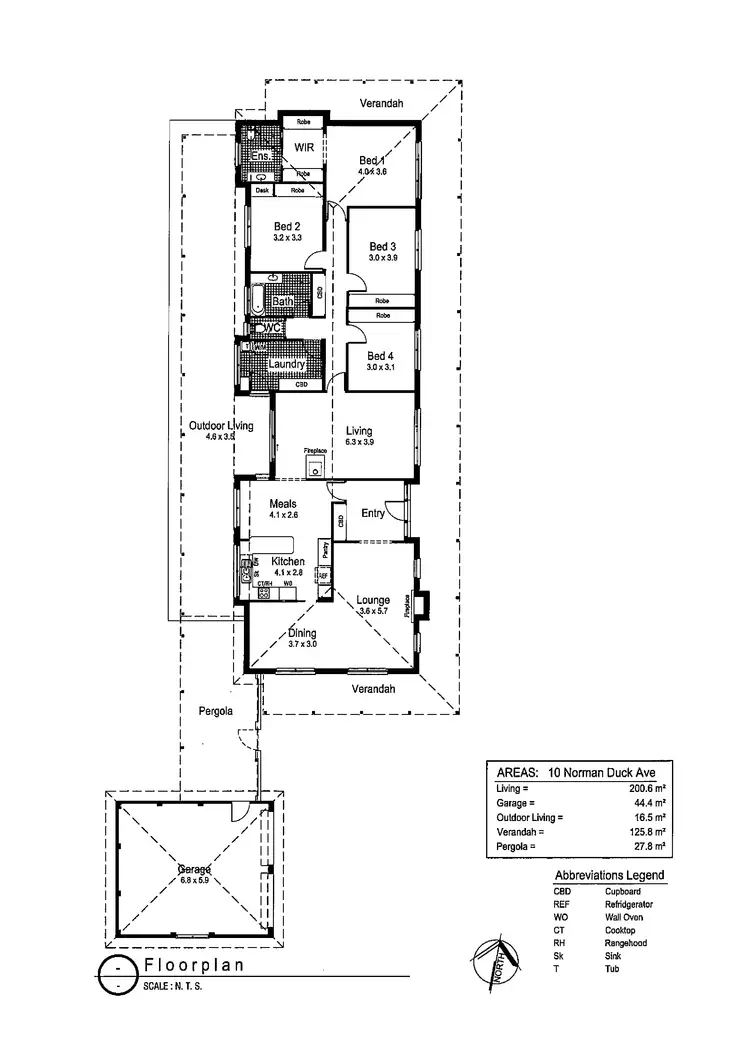 Floorplan of Homely house listing, 10 Norman Duck Avenue, San Isidore NSW 2650