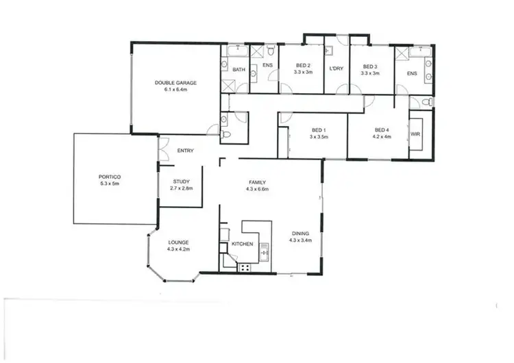 Floorplan of Homely house listing, 15 Parkridge Drive, Withcott QLD 4352