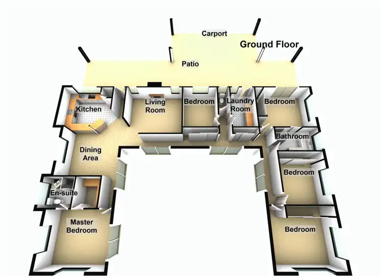 Floorplan of Homely rural property listing, 111 Beachmere Road, Caboolture QLD 4510