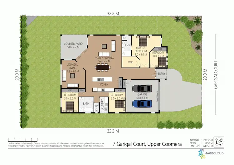 Floorplan of Homely house listing, 7 Garigal Court, Upper Coomera QLD 4209