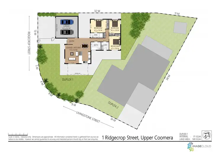 Floorplan of Homely house listing, 1 Ridgecrop Street, Upper Coomera QLD 4209