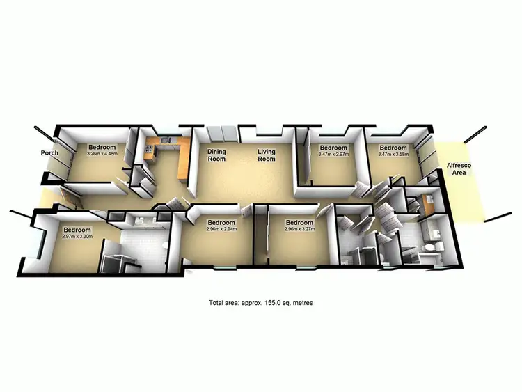 Floorplan of Homely house listing, 134 White Street, Wavell Heights QLD 4012
