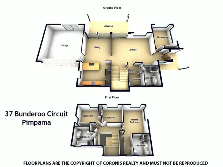 Floorplan of Homely house listing, 37 Bunderoo Circuit, Pimpama QLD 4209