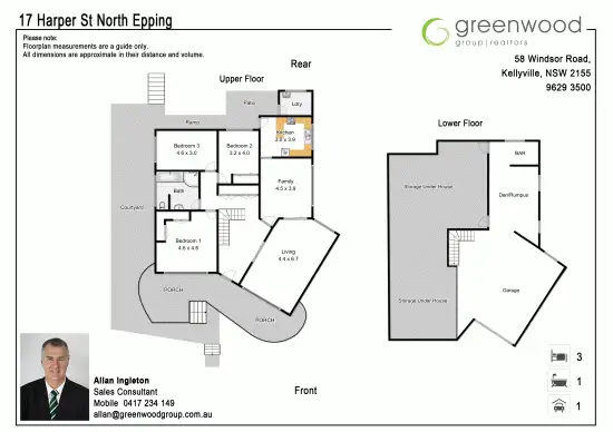 Floorplan of Homely house listing, 17 Harper St, North Epping NSW 2121