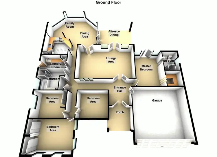 Floorplan of Homely house listing, 12 Woodswallow Place, Bellbowrie QLD 4070