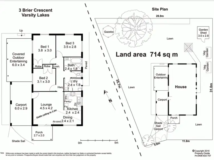 Floorplan of Homely house listing, 3 Brier Cres, Varsity Lakes QLD 4227