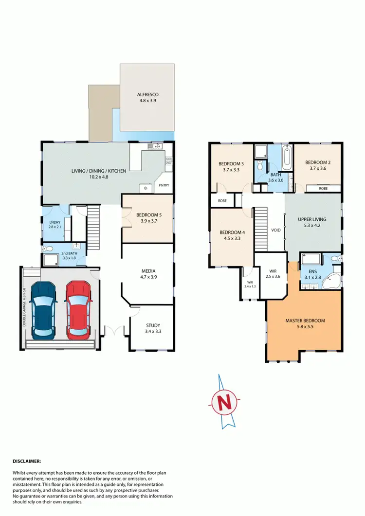 Floorplan of Homely house listing, 44 Braemont Ave, Kellyville Ridge NSW 2155