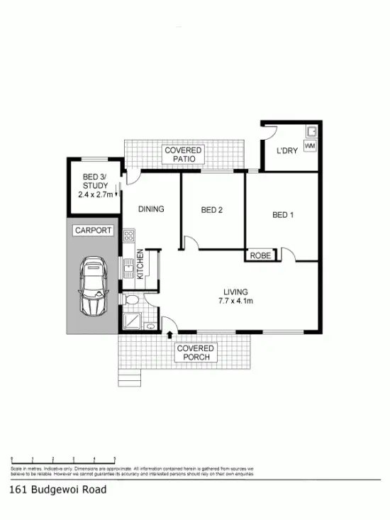 Floorplan of Homely house listing, 161 Budgewoi Road, Budgewoi NSW 2262