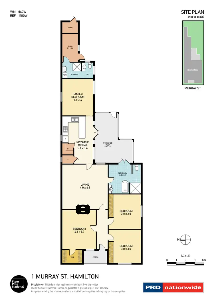Floorplan of Homely house listing, 1 Murray Street, Hamilton NSW 2303