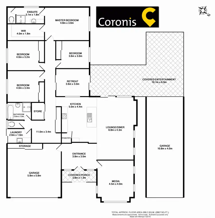 Floorplan of Homely house listing, 7 Plover Court, Highfields QLD 4352