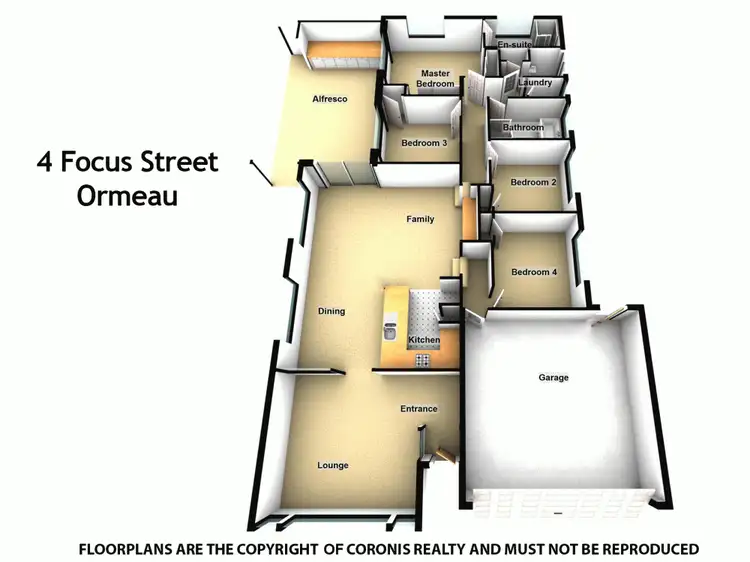 Floorplan of Homely house listing, 4 Focus Street, Ormeau QLD 4208
