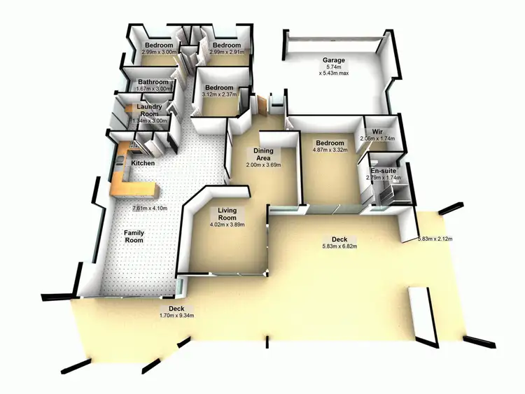 Floorplan of Homely house listing, 34 Daniel Drive, Albany Creek QLD 4035