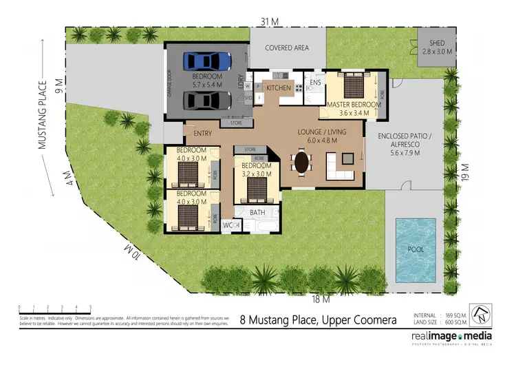 Floorplan of Homely house listing, 8 Mustang Place, Upper Coomera QLD 4209