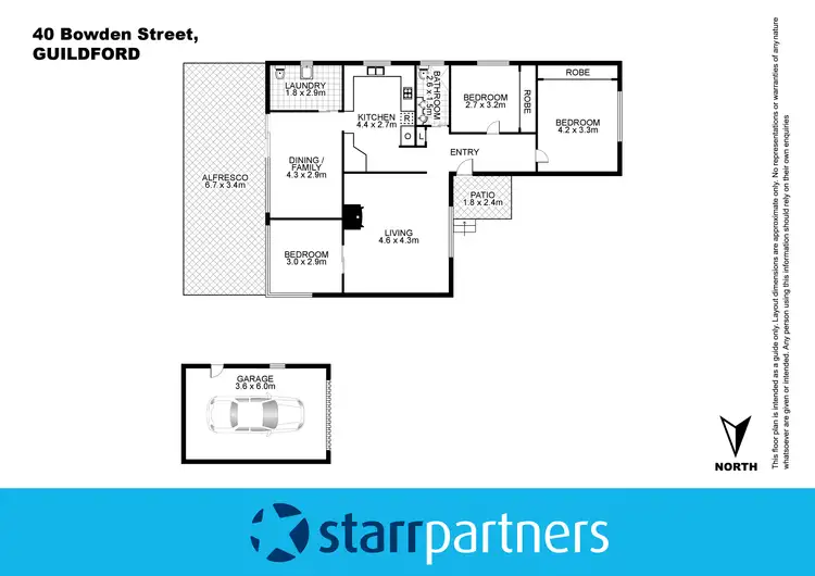 Floorplan of Homely house listing, 40 Bowden Street (ARCHIVED 1), Guildford NSW 2161